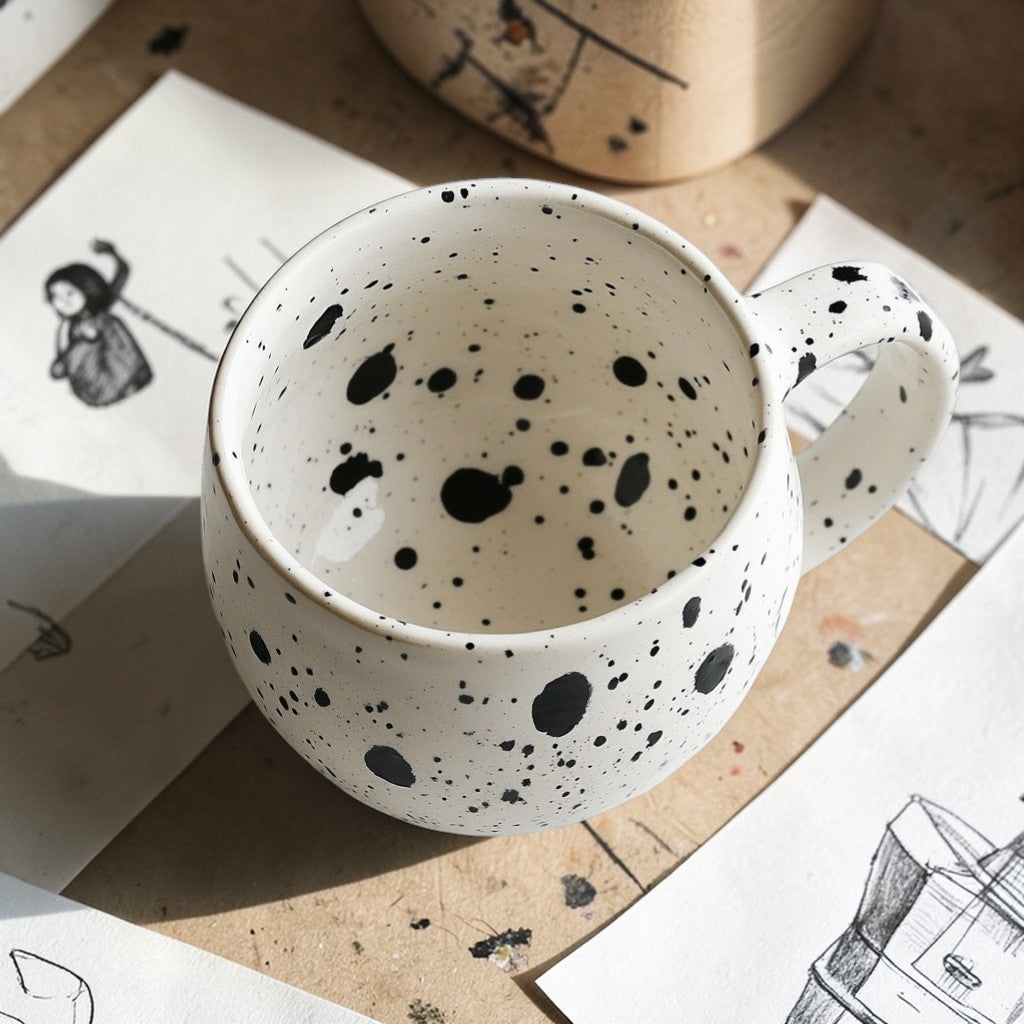 Zvyco Artisan Hand-Speckled Texture Mug